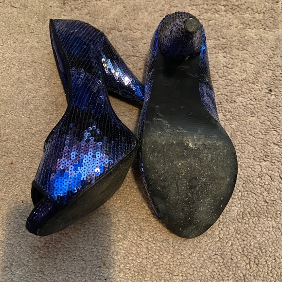 Aldo blue sequins shoes - Picture 3 of 4